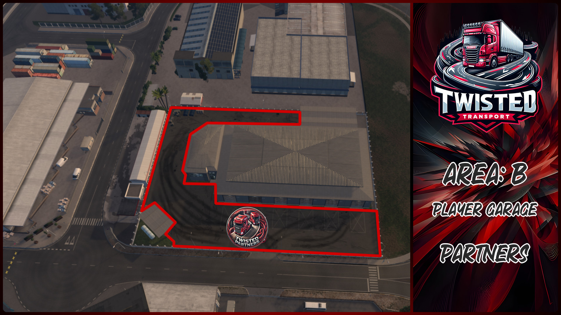 Parking layout for PARTNERS - GARAGE