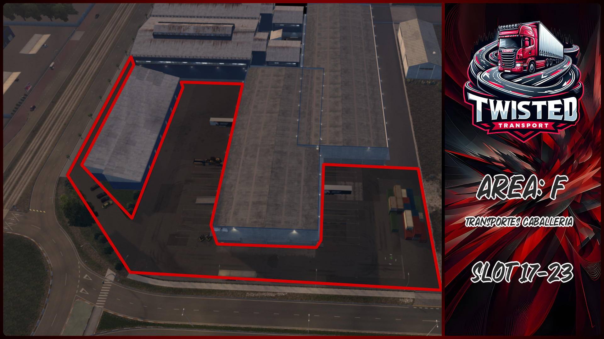 Parking layout for Transportes Caballeria