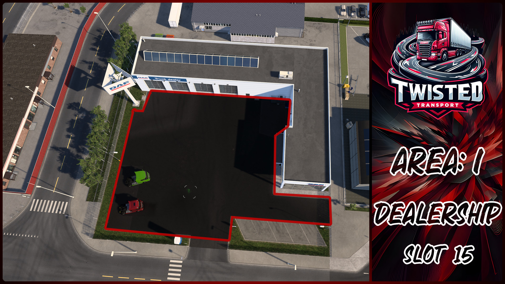 Parking layout for Dealership