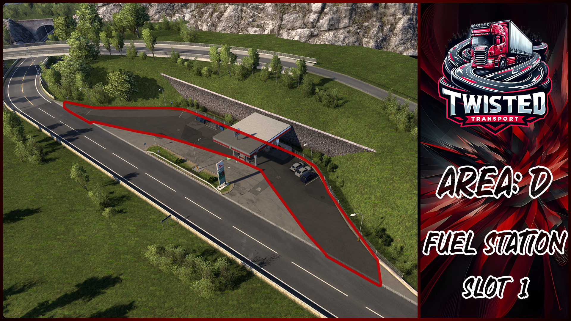 Parking layout for Fuel Station