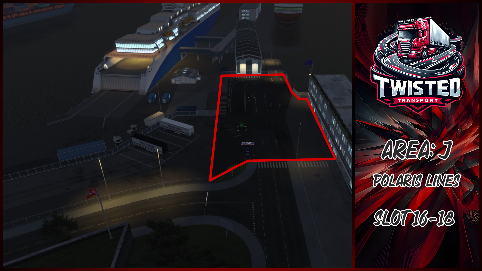Parking layout for Polaris Lines