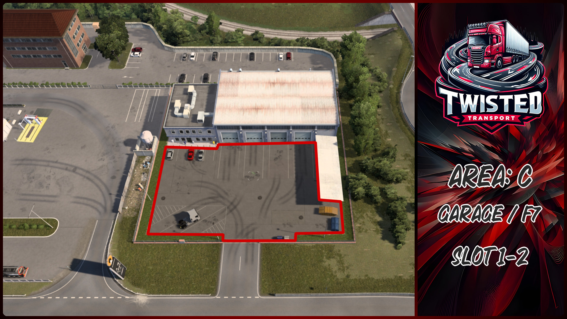 Parking layout for Garage / F7