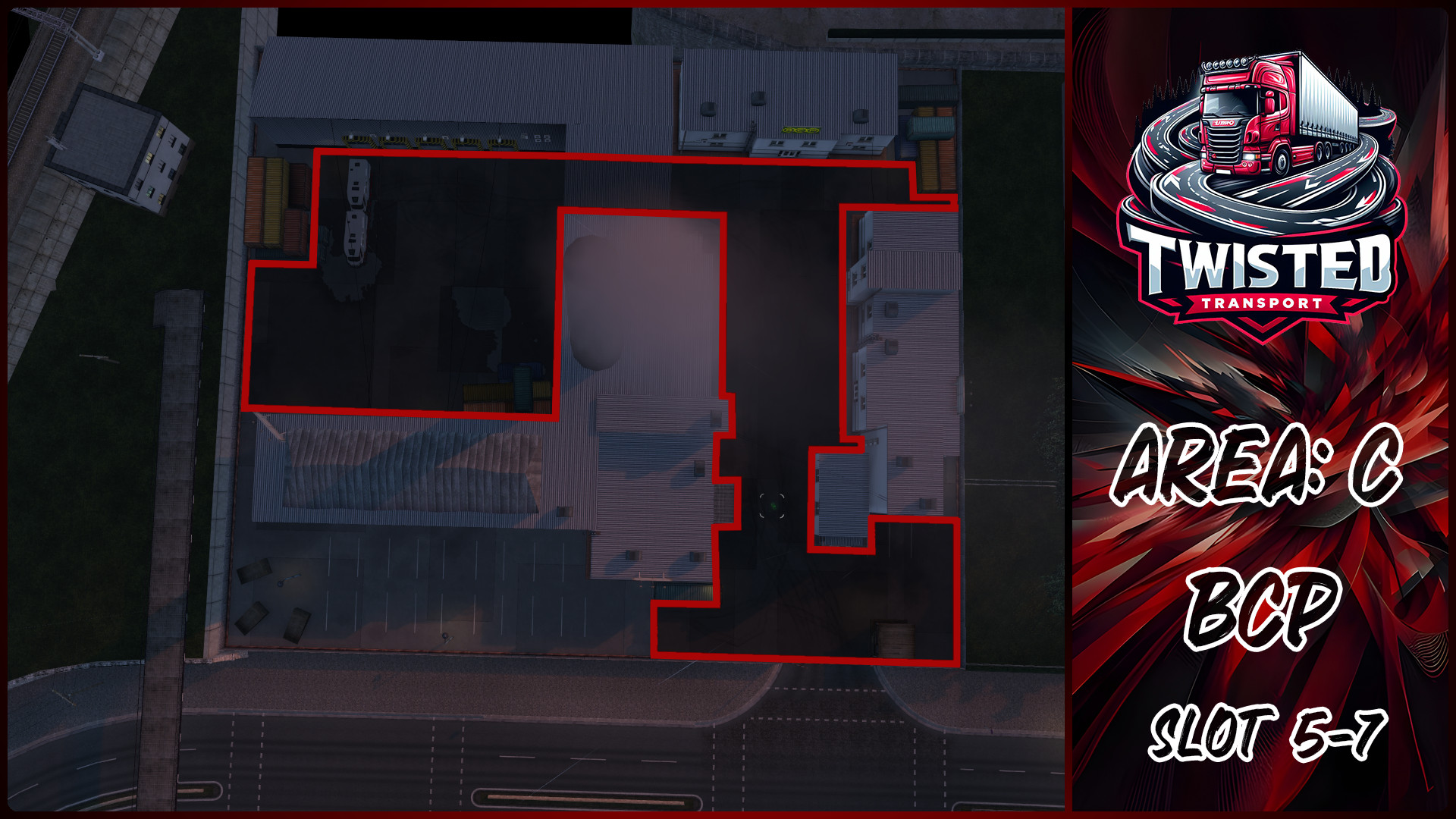 Parking layout for BCP
