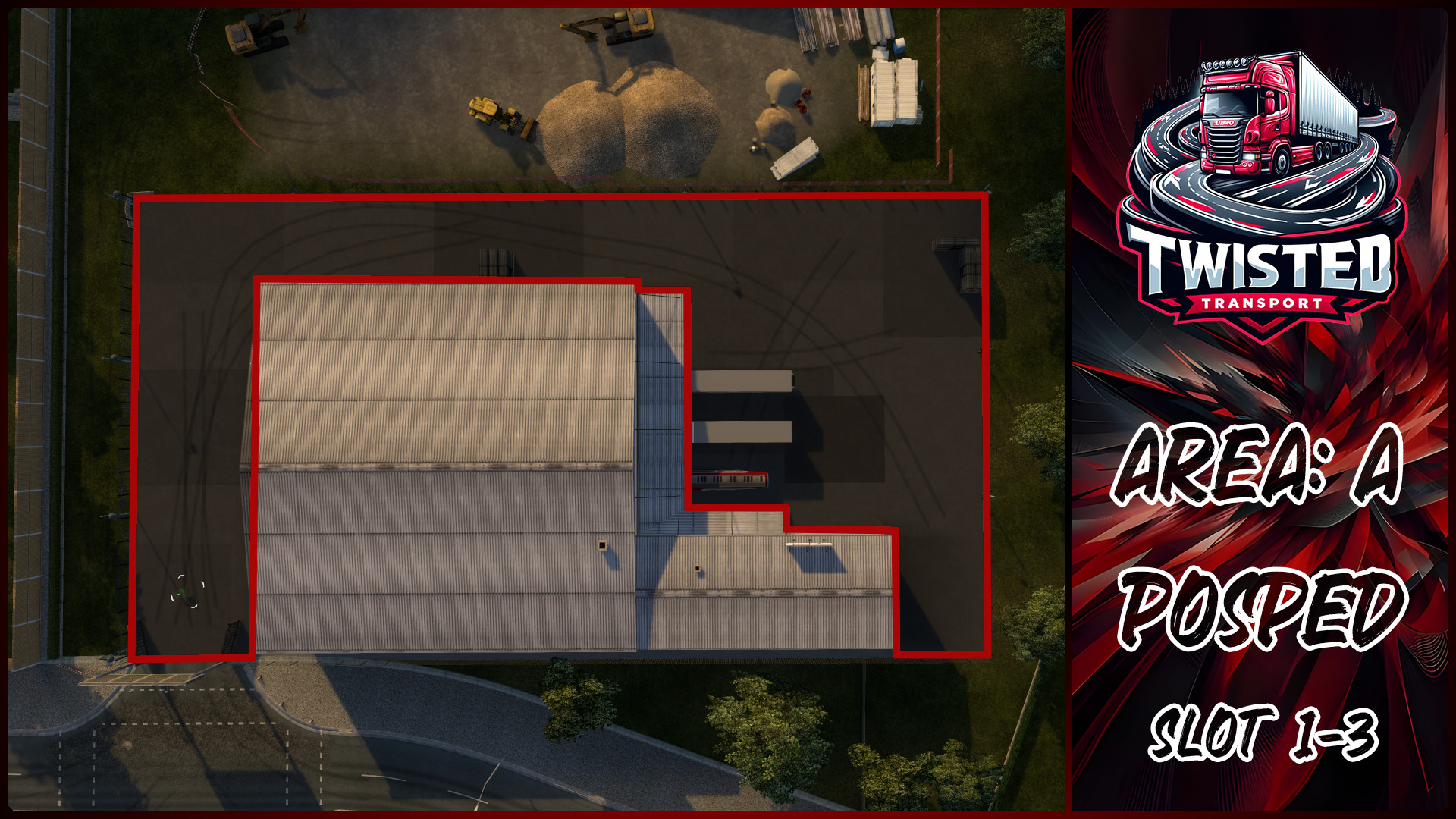 Parking layout for POSPED