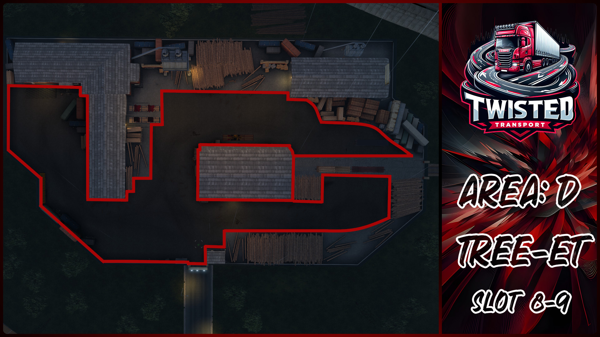 Parking layout for TREE-ET