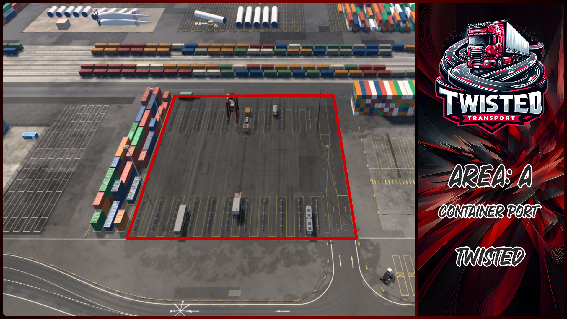 Parking layout for Twisted