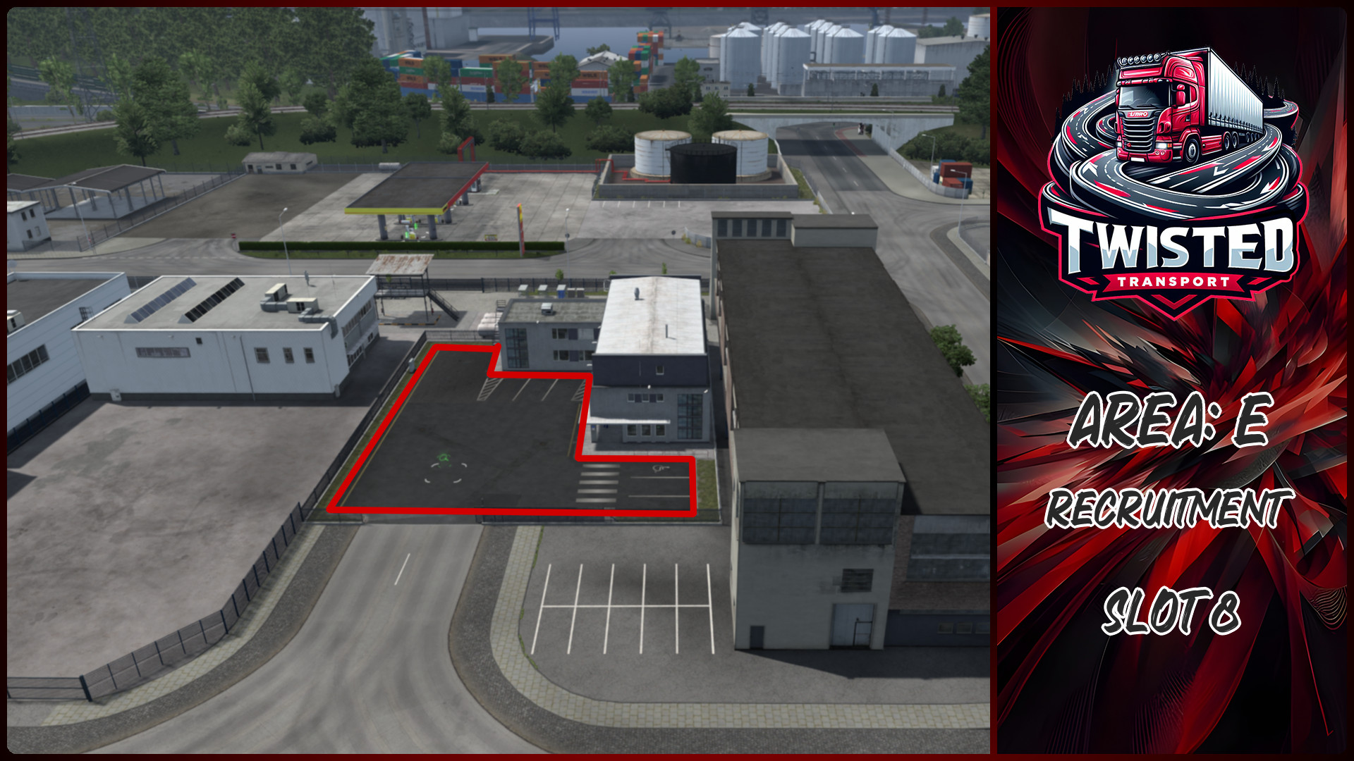 Parking layout for Recruitment