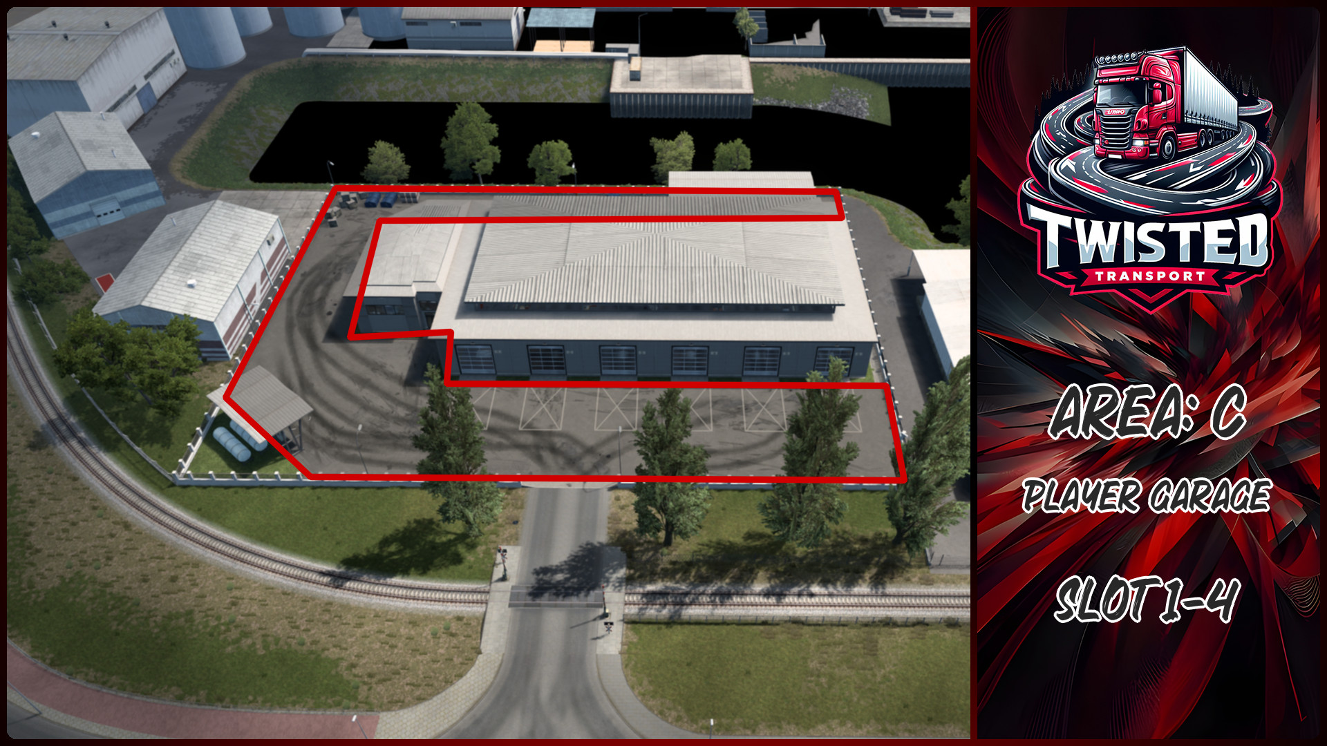 Parking layout for Player Garage