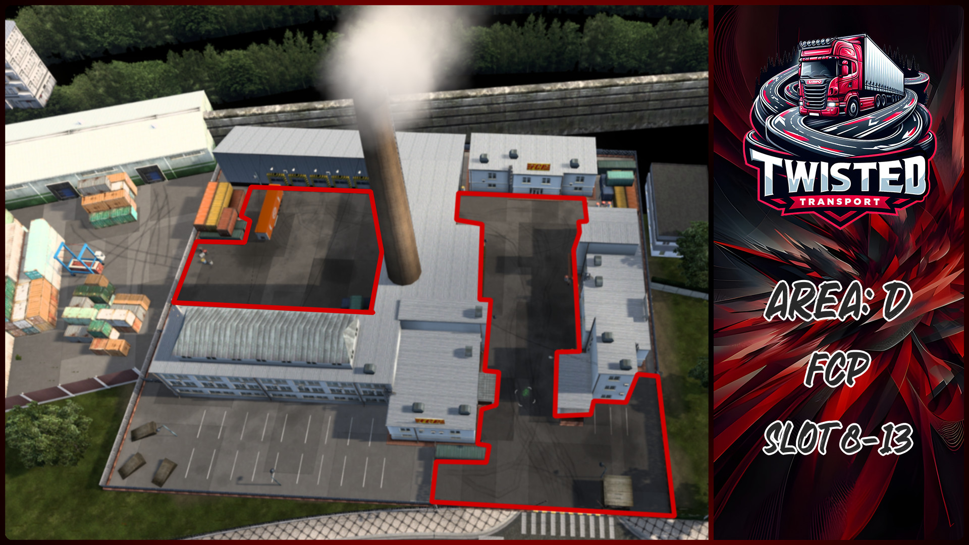 Parking layout for FCP