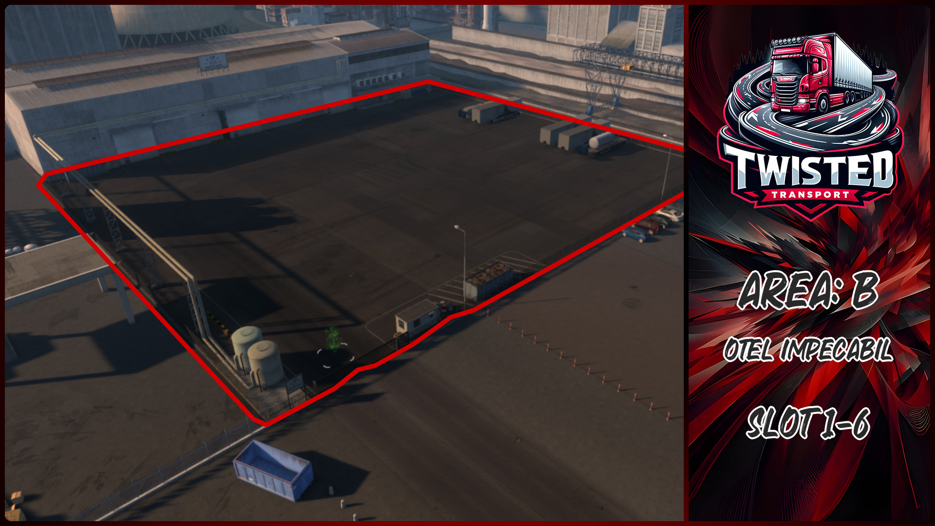 Parking layout for Otel Impecabil