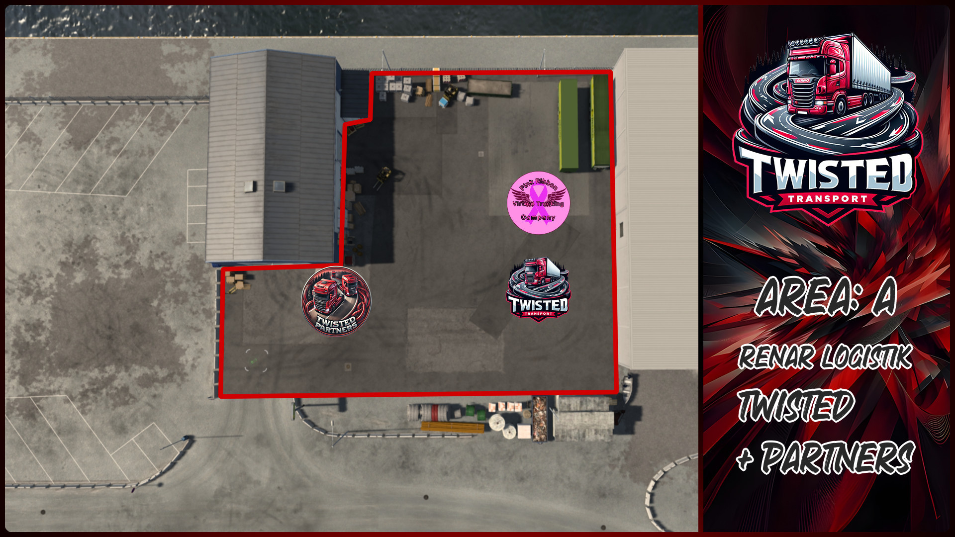 Parking layout for RENAR LOGISTIK [TWISTED PARTNERS ONLY]