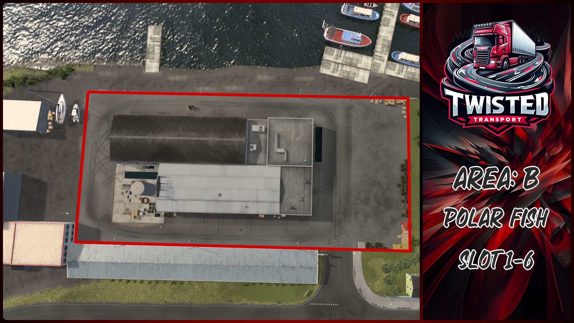 Parking layout for POLAR FISH [PINK RIBBON PARTNERS ONLY]