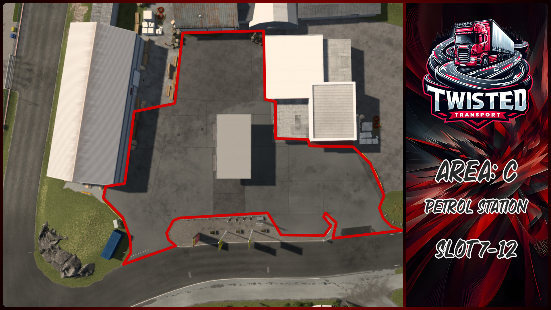 Parking layout for PETROL STATION [PINK RIBBON FRIENDS ONLY]