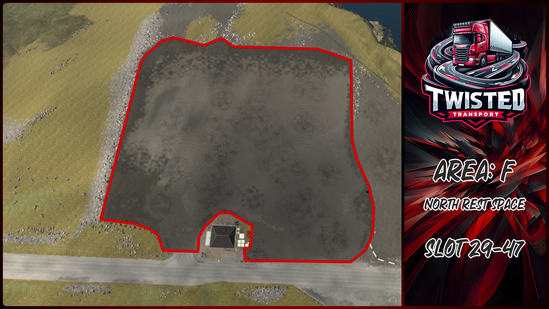 Parking layout for NORTH REST SPACE
