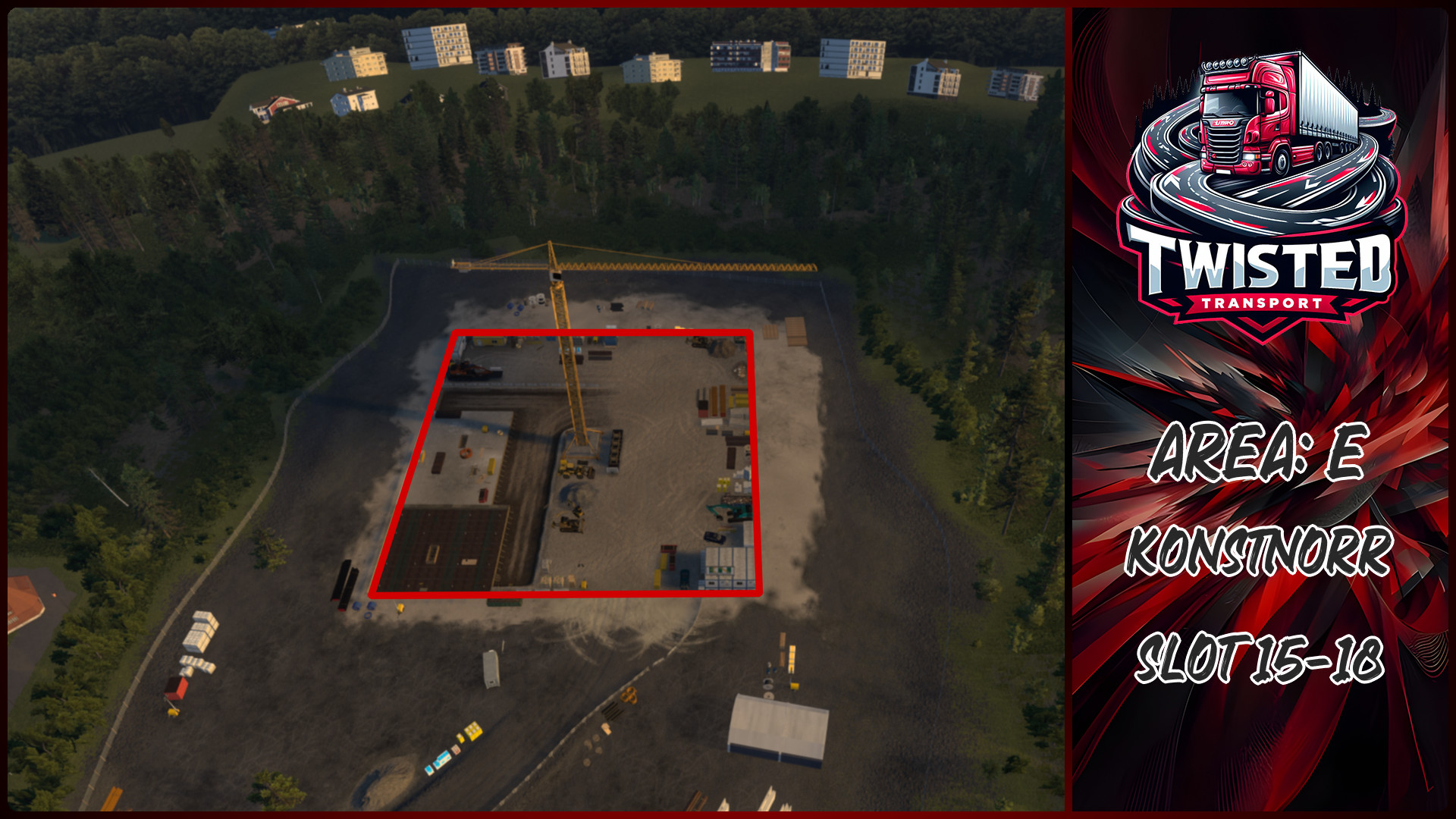 Parking layout for KONSTNORR