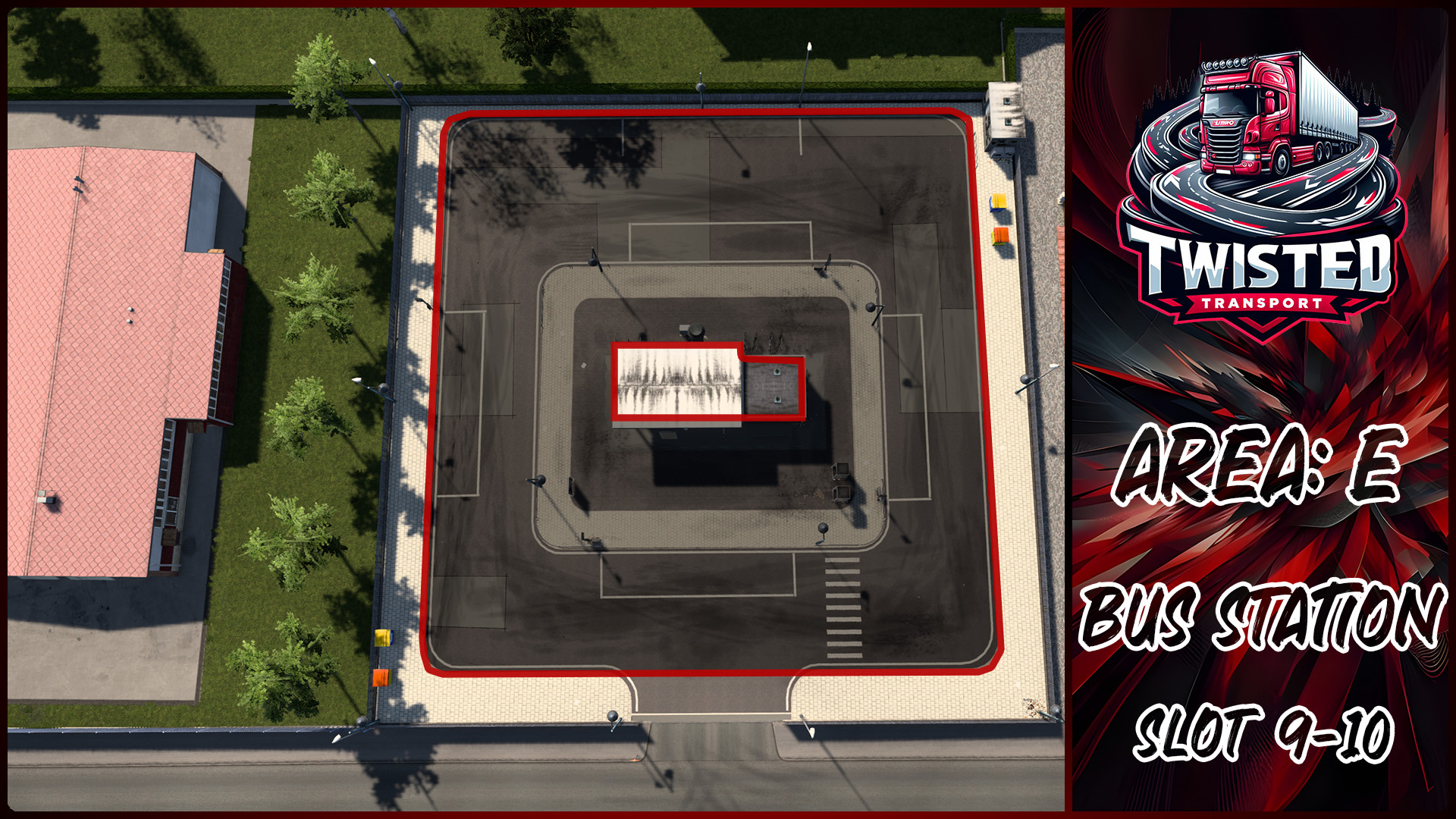 Parking layout for BUS STATION