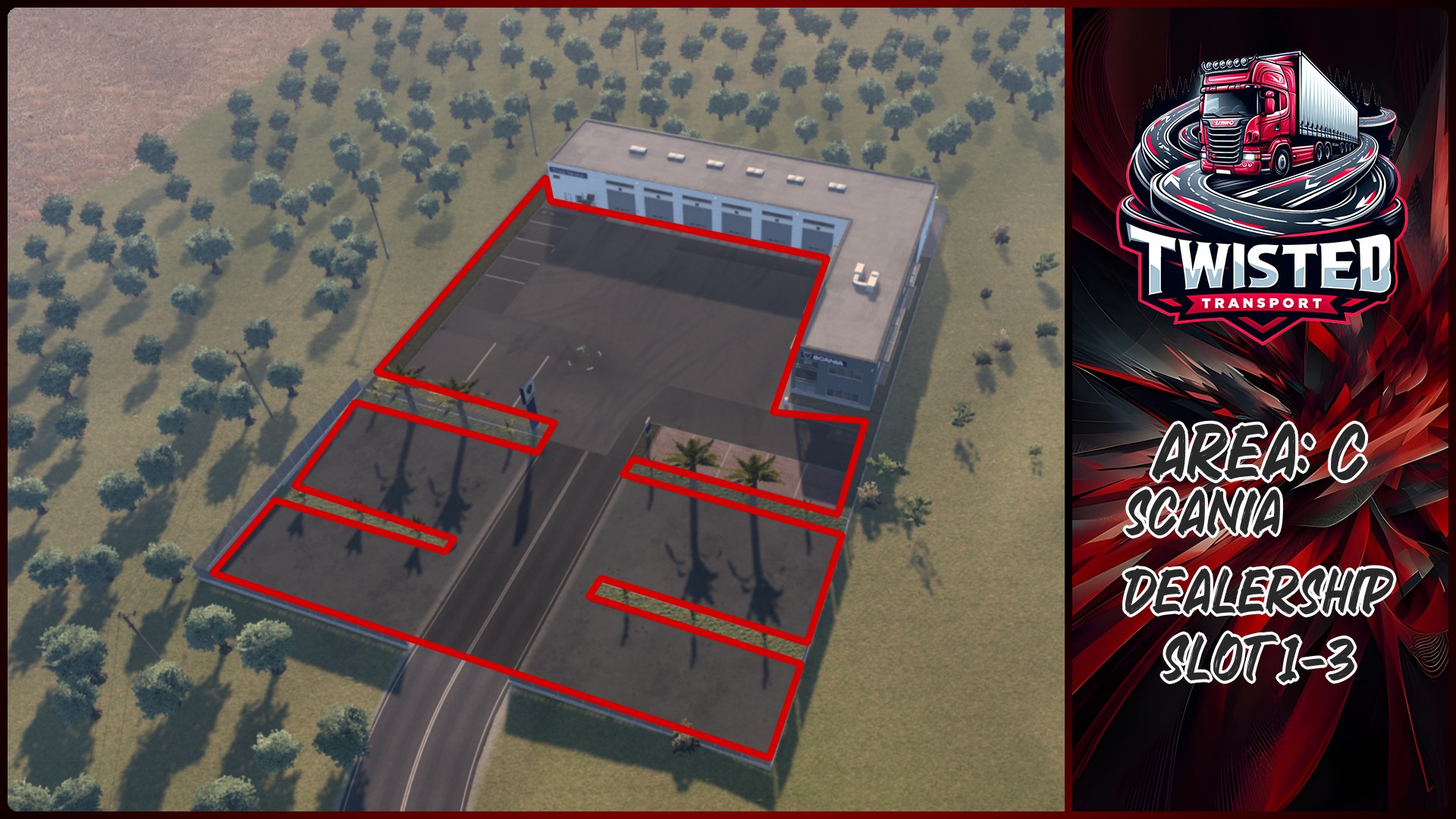 Parking layout for C