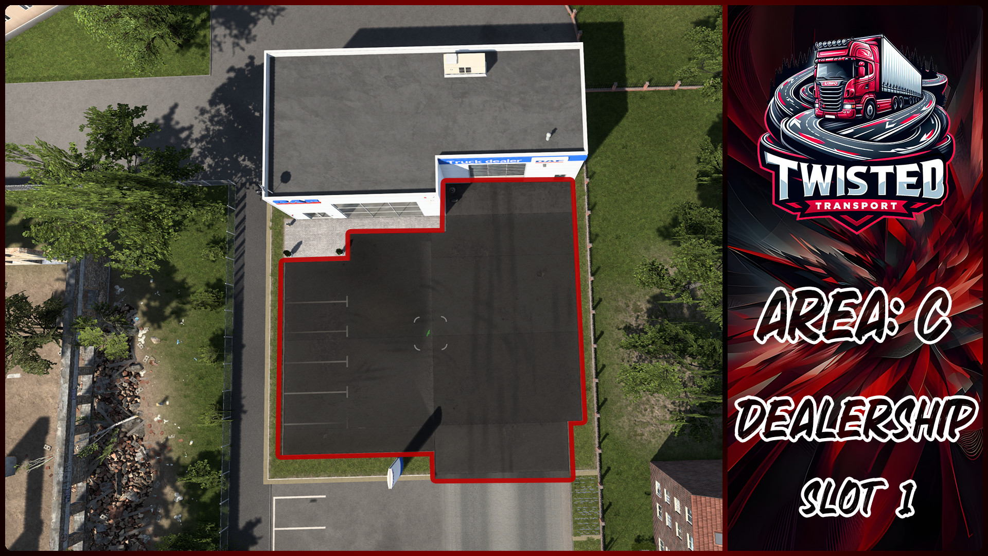 Parking layout for Dealership