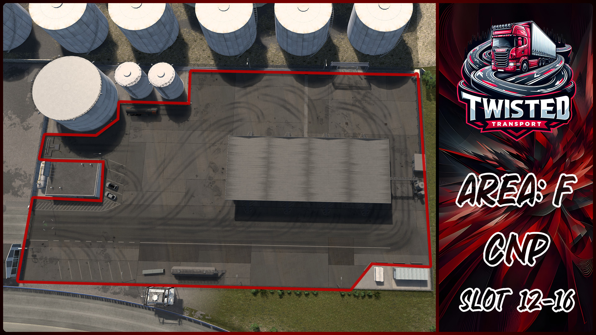 Parking layout for CNP