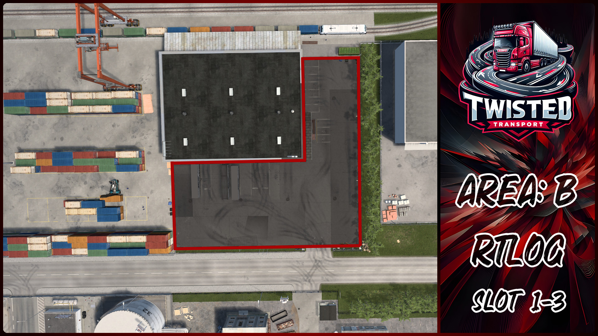 Parking layout for RTLOG