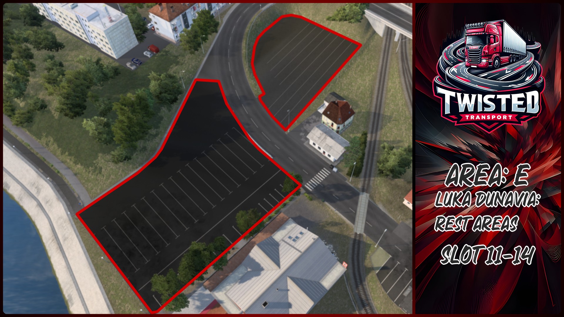 Parking layout for E