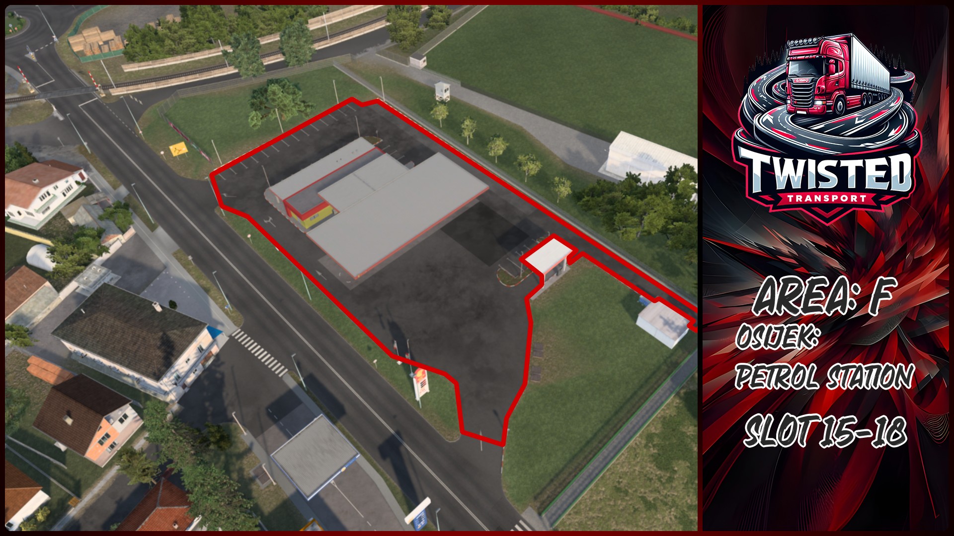 Parking layout for F