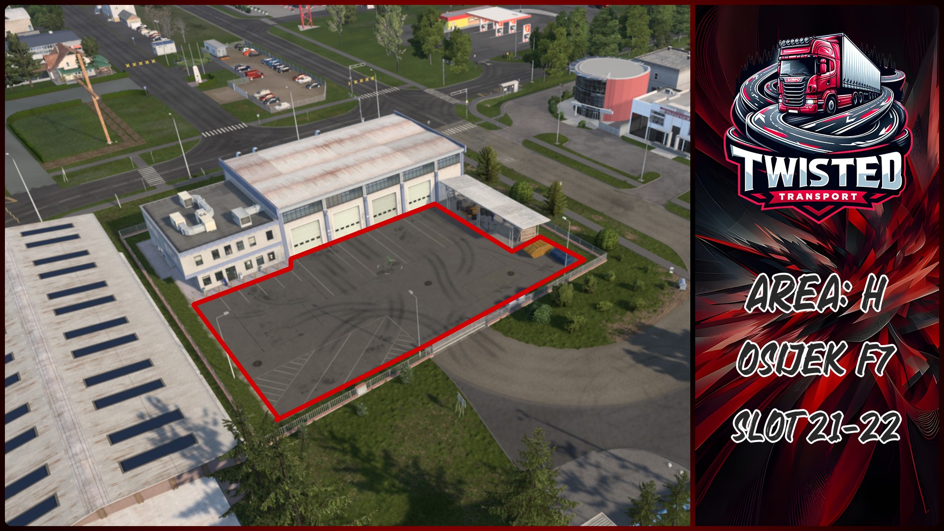Parking layout for H