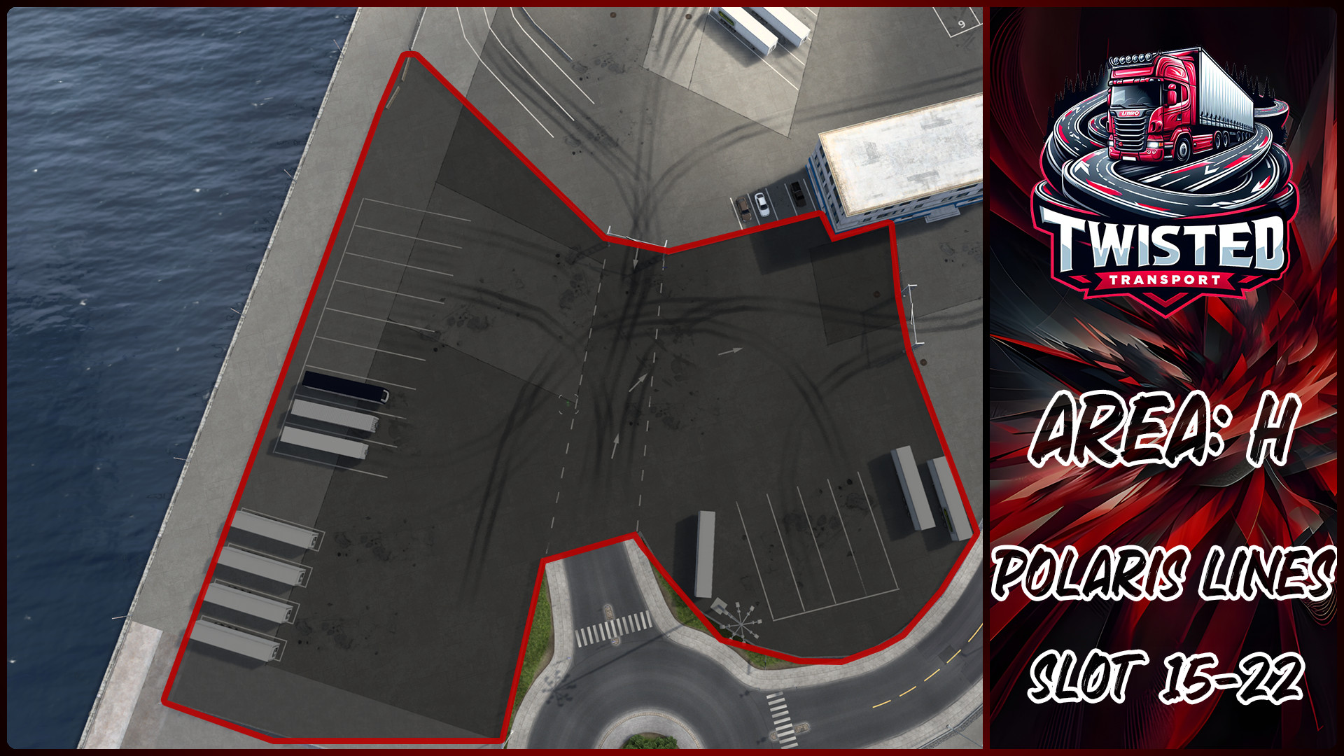 Parking layout for Polaris Lines
