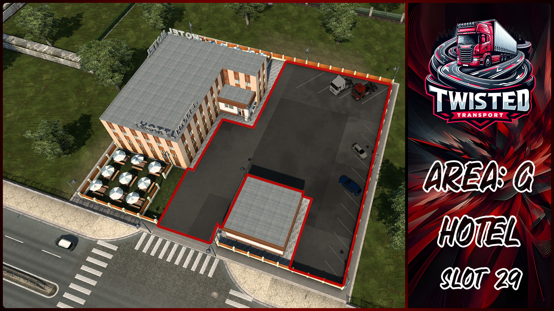 Parking layout for HBotel