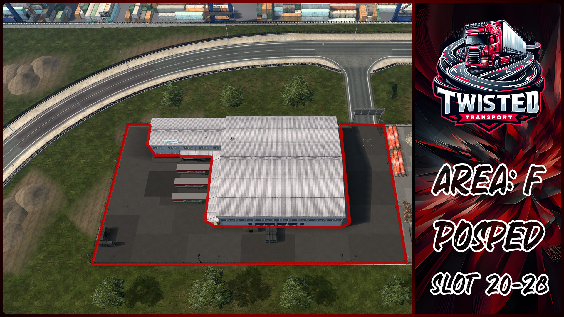 Parking layout for Posped