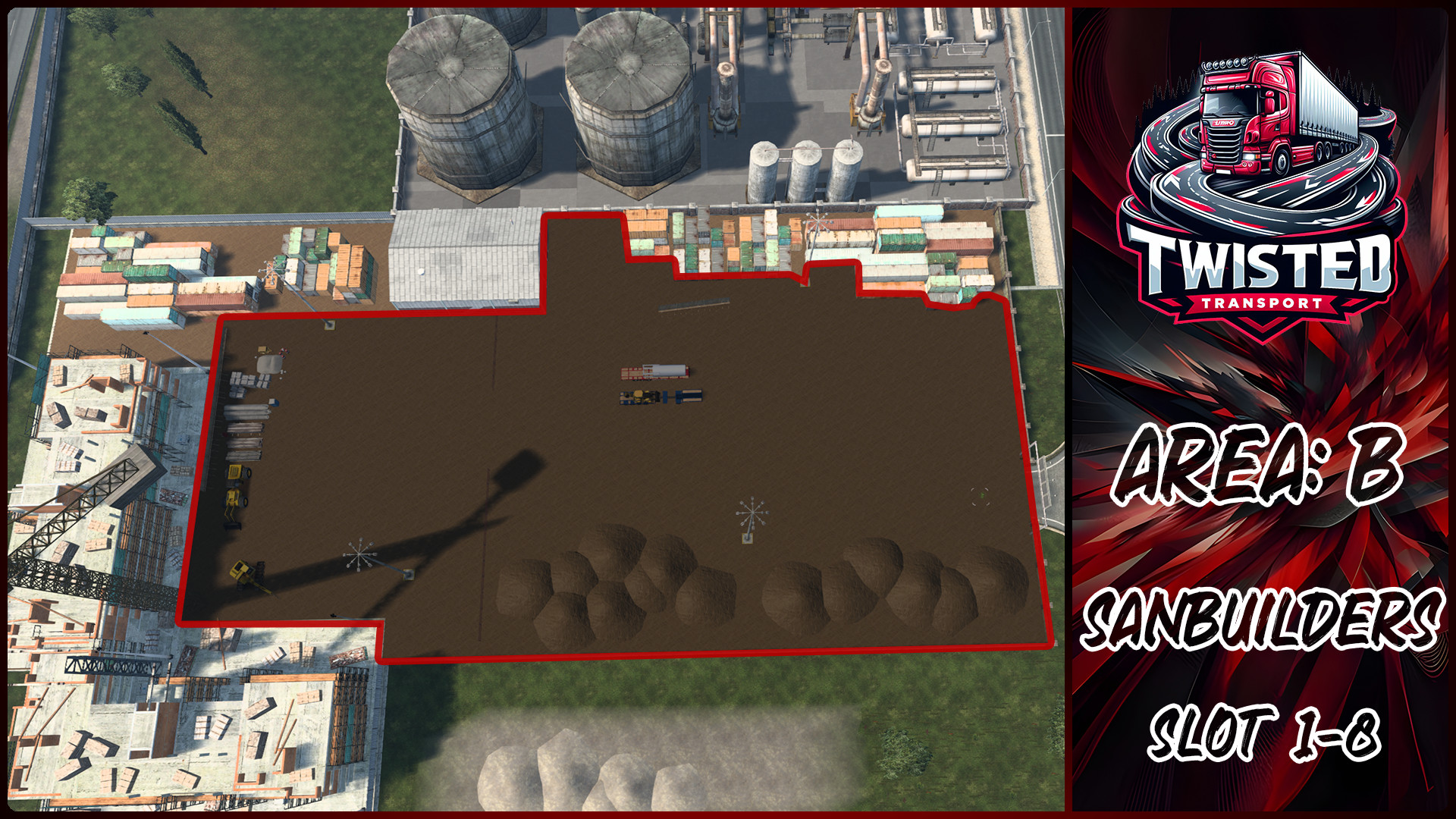 Parking layout for San Builders