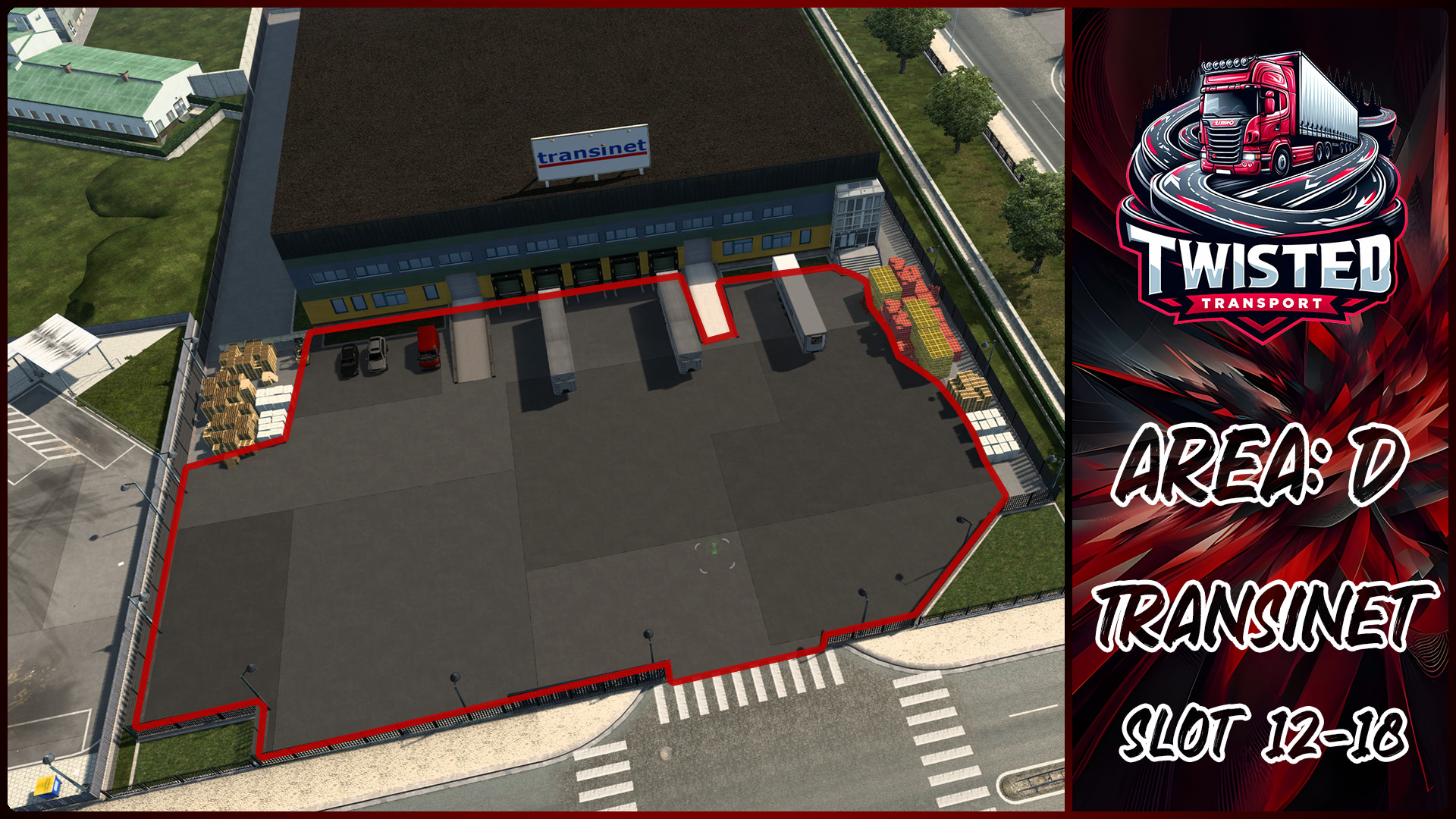 Parking layout for Transinet