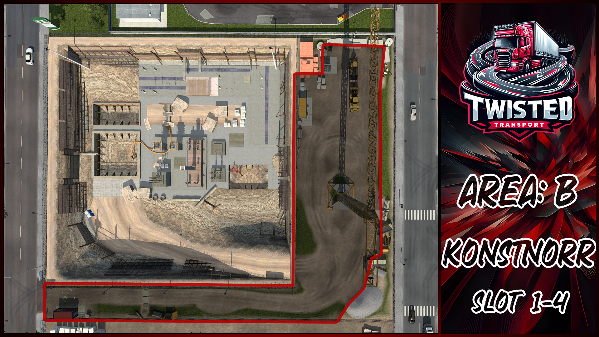 Parking layout for Konstnorr