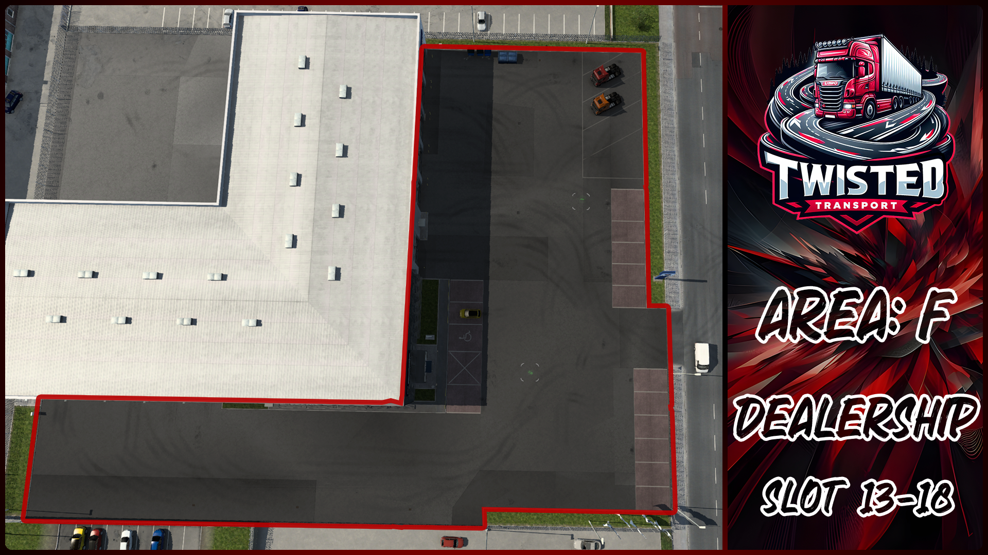 Parking layout for Dealership