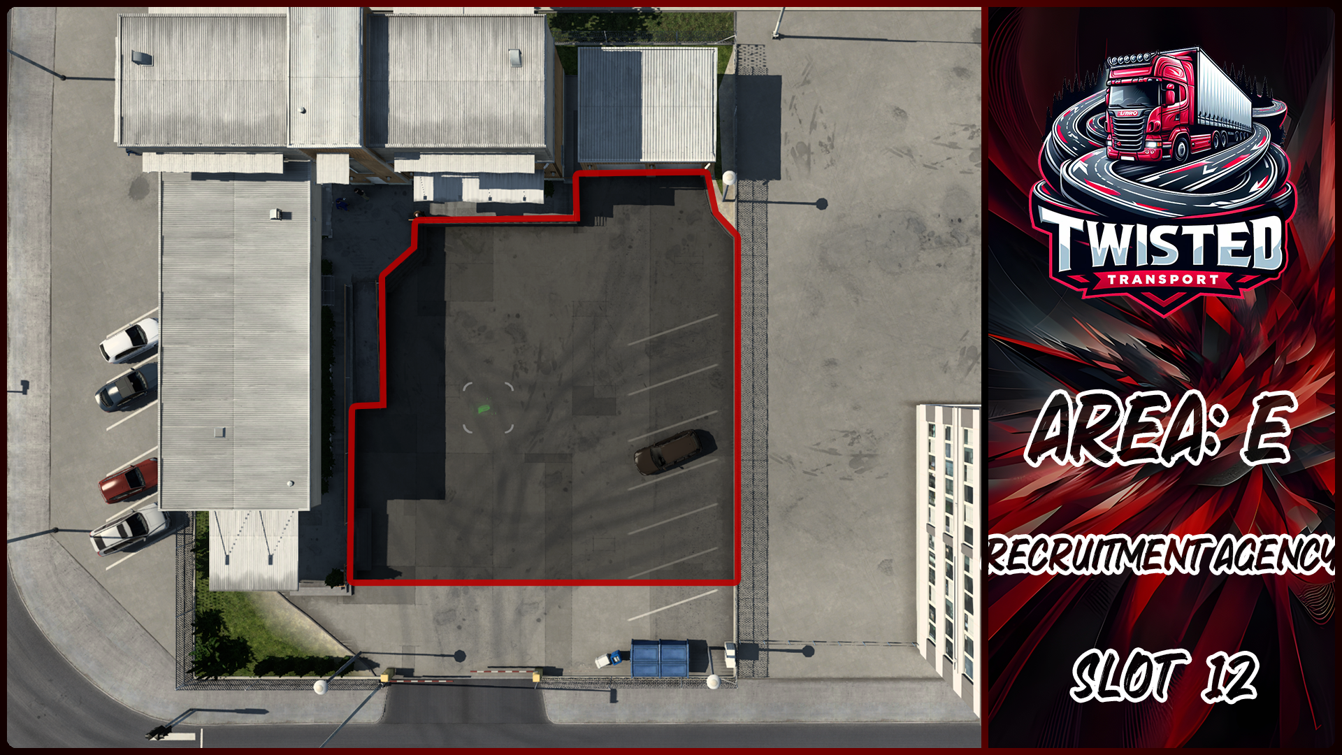 Parking layout for Recruitment Agency